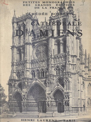 cover image of La cathédrale d'Amiens